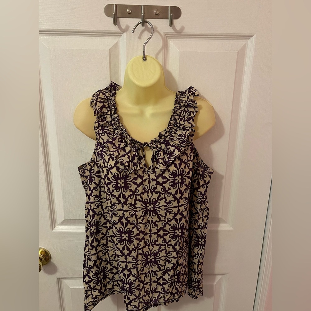 Tommy Hilfiger Ruffle Tank Top - Picture 1 of 8